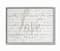 Stupell Industries Love Is Patient Corinthians Verse Gray Framed Wall Art